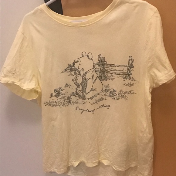 Thrashed Disney Shirt Winnie the Pooh Pre-Owned Iron Stains - Picture 1 of 8